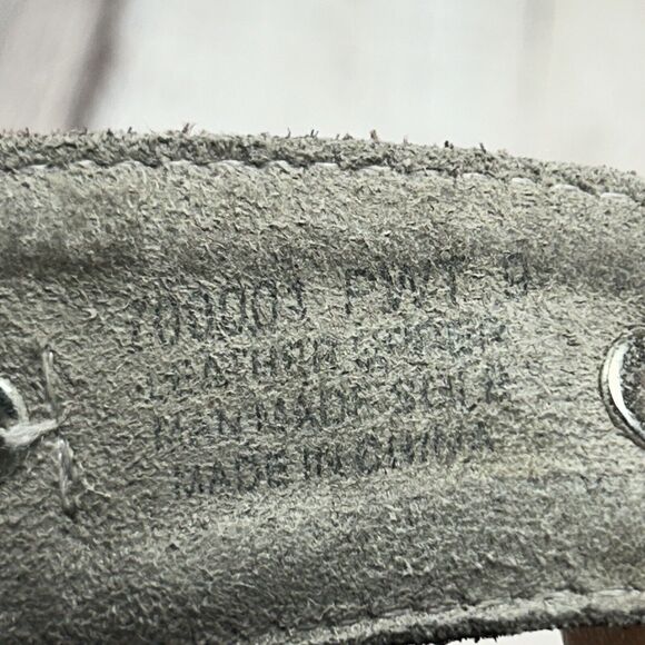 Minnetonka Women's Silverthorne Thong Sandals Flip Flops Leather Silver Size 9 - Picture 12 of 12